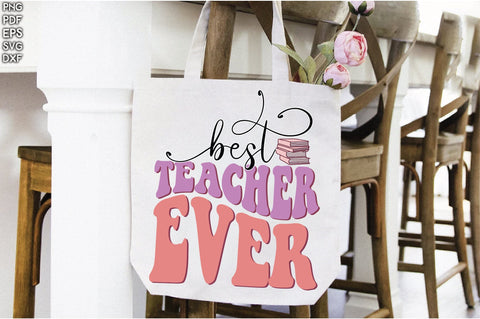 Retro Best Teacher Ever Vol-2 Sublimation Creativeart88 