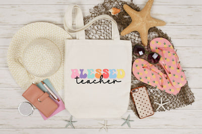 Retro Blessed Teacher SVG SVGista 