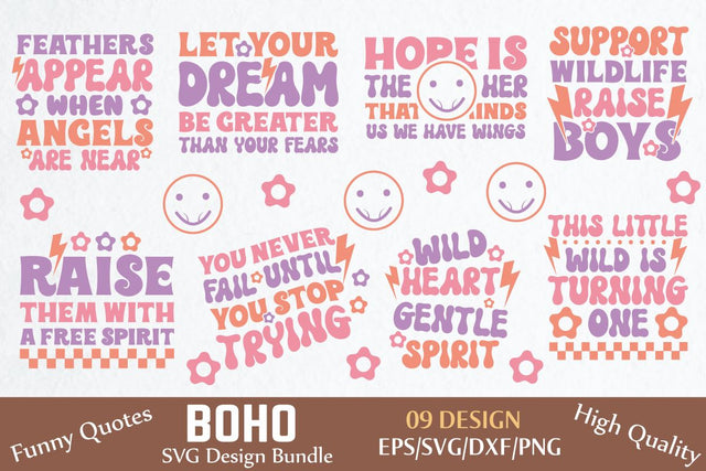 Retro Boho SVG Design Bundle, Retro Boho SVG Design, Boho SVG, Boho SVG Design Bundle SVG farhad farhad 