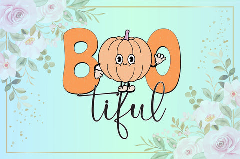 Retro Boo Tiful Sublimation Sublimation Creativeart88 