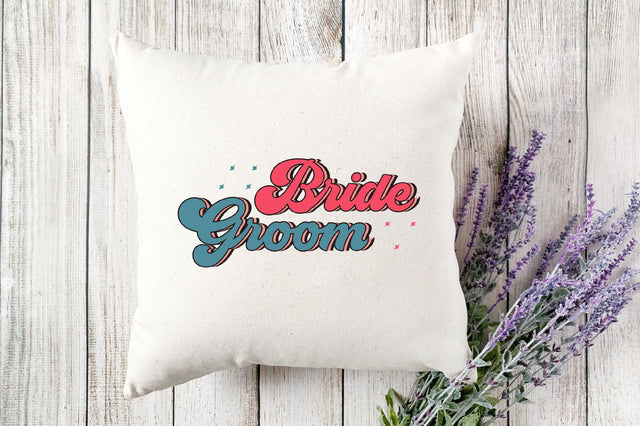 Retro bride groom svg Design SVG SVGista 