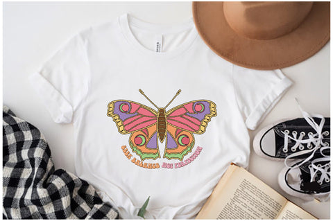 Retro Butterfly Quote Sublimation Sublimation Jagonath Roy 