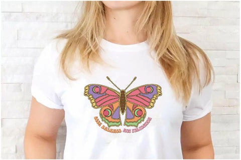 Retro Butterfly Quote Sublimation Sublimation Jagonath Roy 