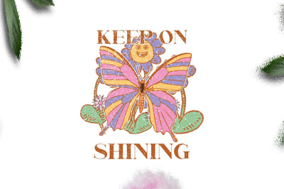 Retro Butterfly Quote Sublimation Sublimation Jagonath Roy 