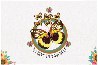 Retro Butterfly Sublimation Sublimation Jagonath Roy 