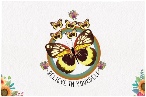 Retro Butterfly Sublimation Sublimation Jagonath Roy 