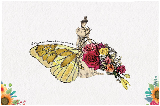 Retro Butterfly Sublimation Sublimation Jagonath Roy 