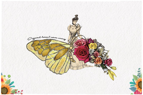 Retro Butterfly Sublimation Sublimation Jagonath Roy 