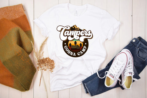 Retro Camping PNG | Campers Gonna Camp Sublimation CraftLabSVG 