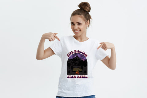 Retro Camping PNG - Five Billion Star Hotel Sublimation CraftLabSVG 