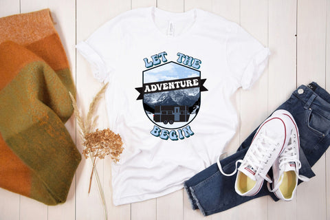 Retro Camping PNG - Let the Adventure Begin Sublimation CraftLabSVG 