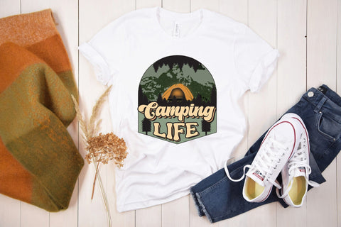 Retro Camping PNG Sublimation Bundle Sublimation CraftLabSVG 