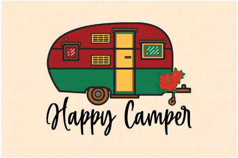 Retro Camping Sublimation Bundle Sublimation Jagonath Roy 