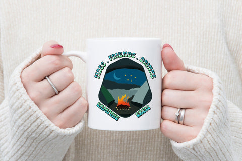 Retro Camping Sublimation - Camping Crew PNG Sublimation CraftLabSVG 