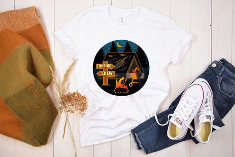 Retro Camping Sublimation, Camping Crew PNG Sublimation CraftLabSVG 