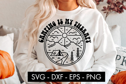 Retro Camping SVG Bundle PNG Cut file SVG Freeling Design House 