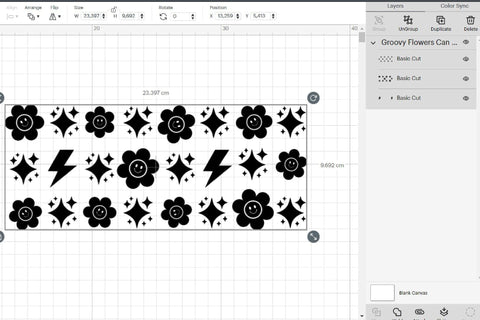 Retro Can Glass Wrap SVG For Beer Coffee 16 Oz SVG OrangeBrushStudio 