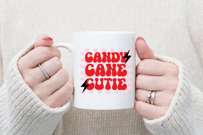 Retro Candy Cane Cutie Design SVG SVGista 