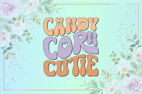 Retro Candy Corn Cutie Sublimation Sublimation Creativeart88 