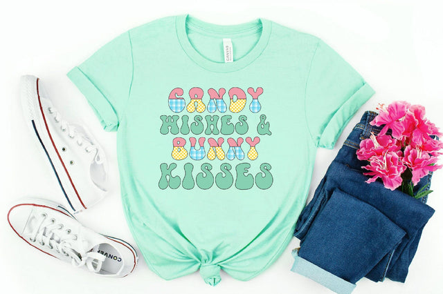 Retro Candy wishes & bunny kisses Sublimation Sublimation SVGista 