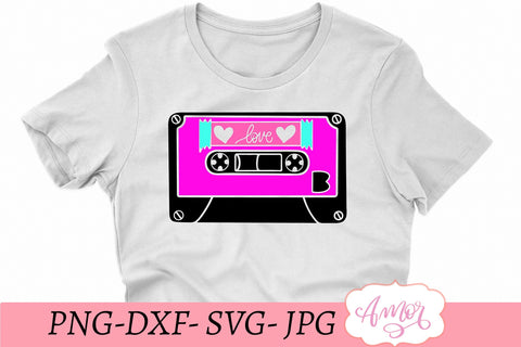 Retro cassette tape SVG SVG Amorclipart 