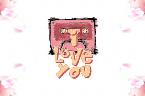 Retro Cassette Valentine Sublimation Sublimation Jagonath Roy 