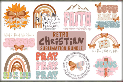 Retro Christian Sublimation Bundle Sublimation Jagonath Roy 