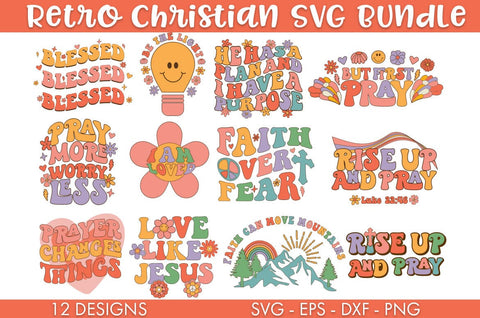 Retro Christian SVG Bundle Cut file SVG Freeling Design House 