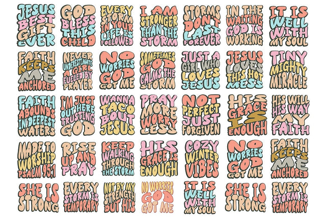 Retro Christian t-shirt Design Bundle, Retro Faith Bundle, jesus SVG Bundle SVG orpitasn 