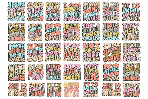 Retro Christian t-shirt Design Bundle, Retro Faith Bundle, jesus SVG Bundle SVG orpitasn 