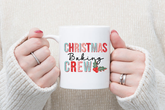 Retro Christmas Baking Crew Design Sublimation SVGista 