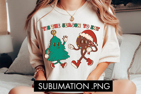 Retro Christmas Baking Sublimation PNG Bundle Sublimation Freeling Design House 
