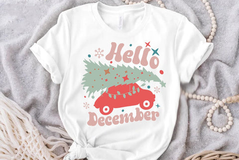 Retro Christmas Bundle, Winter SVG Bundle Design SVG FiveStarCrafting 