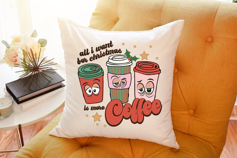 Retro Christmas Coffee Sublimation Sublimation designartist 