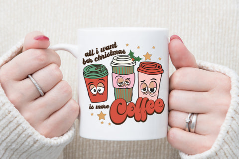 Retro Christmas Coffee Sublimation Sublimation designartist 