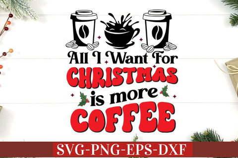 Retro Christmas Coffee SVG Bundle SVG DESIGNISTIC 