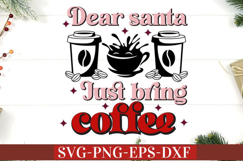 Retro Christmas Coffee SVG Bundle SVG DESIGNISTIC 