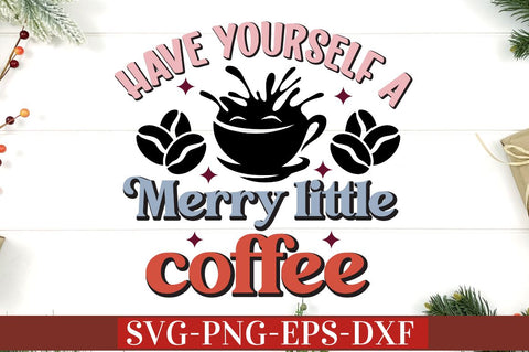 Retro Christmas Coffee SVG Bundle SVG DESIGNISTIC 