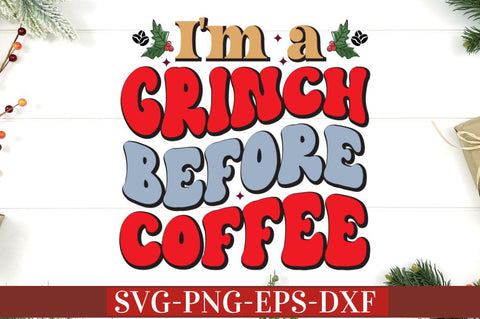 Retro Christmas Coffee SVG Bundle SVG DESIGNISTIC 