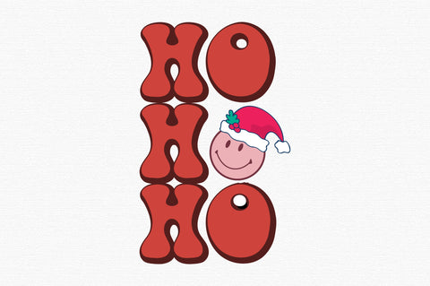 Retro Christmas Ho Ho Ho Sublimation SVG designartist 