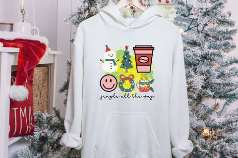 Retro Christmas PNG Sublimation Bundle Sublimation Rupkotha 