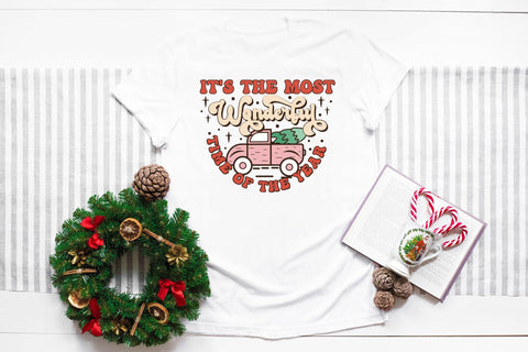 Retro Christmas PNG Sublimation Design Sublimation CraftLabSVG 