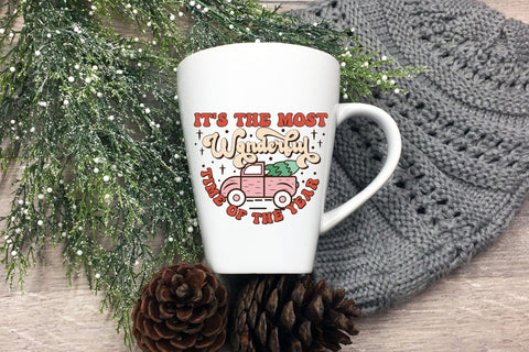 Retro Christmas PNG Sublimation Design Sublimation CraftLabSVG 