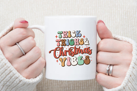 Retro Christmas Quote Sublimation SVG designartist 