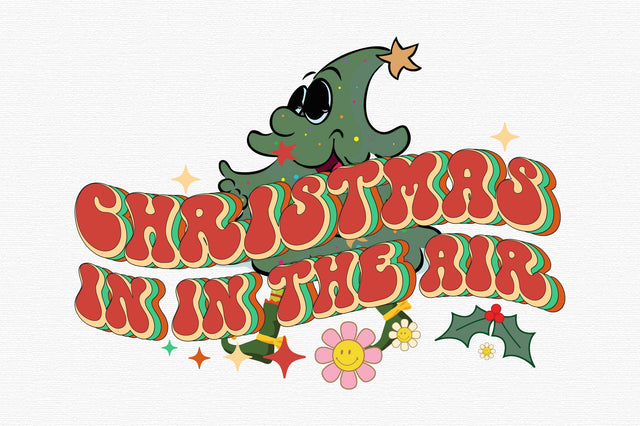 Retro Christmas Quote Sublimation SVG designartist 