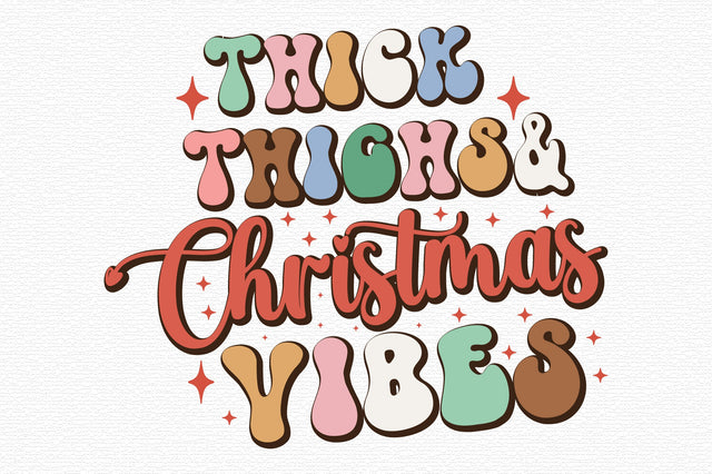 Retro Christmas Quote Sublimation SVG designartist 