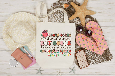 Retro Christmas Sayings Sublimation SVG designartist 