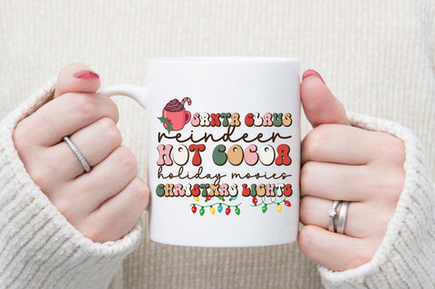 Retro Christmas Sayings Sublimation SVG designartist 