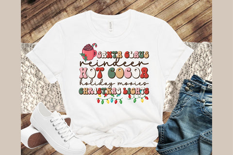 Retro Christmas Sayings Sublimation SVG designartist 