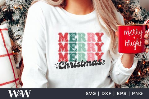 Retro Christmas Shirts SVG Bundle | Holiday Sublimation | Xmas PNG Design SVG Wood And Walt 